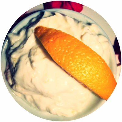 Orangen-Quark-Maske