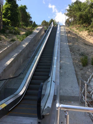 Rolltreppe in die Natur