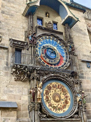 Altstädter Rathaus, astronomische Uhr, historischer Prager Stadtkern
