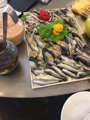 Buffet im Gergana Beach