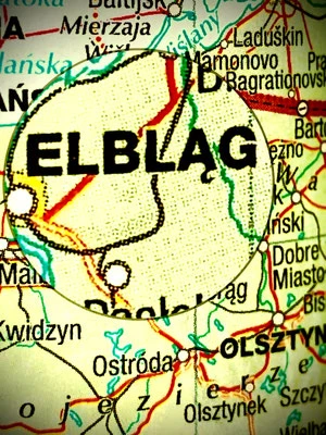 Karte von der Region in Polen