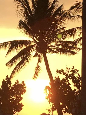 Sonnenuntergang auf Bali