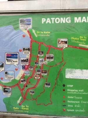 Plan von Patong